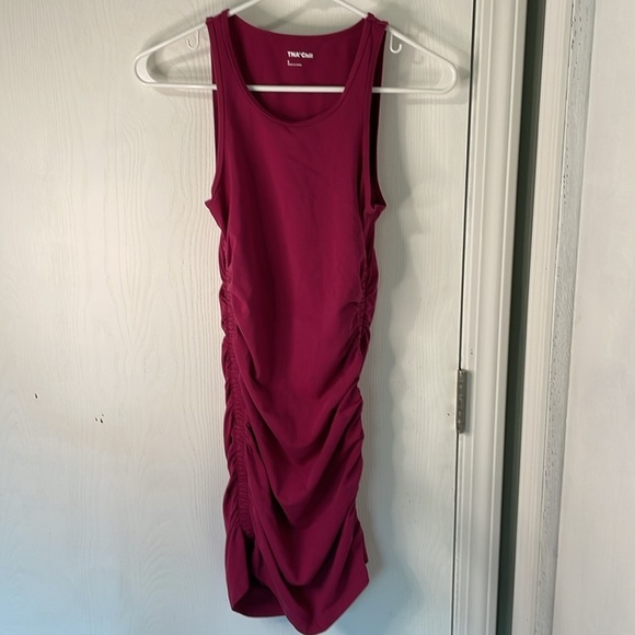 Aritzia TNA Chill Malibu Dress Like New Barbie Pink Size Small - Picture 5 of 9